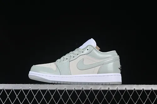 All categories Air Jordan Jordan series basketball shoes Air Jordan 1 Low Air Jordan 1 Low AJ1 Joe 1 amber green low-top cultural and casual sneakers HF4078-100
